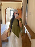 Haut Poncho en Maille – Élégance Estivale